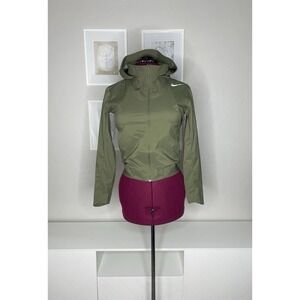 Nike Jacket Women's XS Zonal Aeroshield Running Olive 929107 209